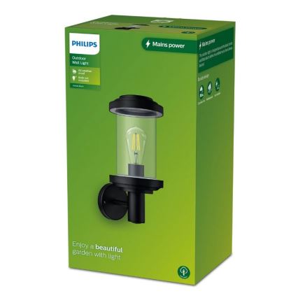 Philips - Екстериорен аплик LISTRA 1xE27/25W/230V IP44