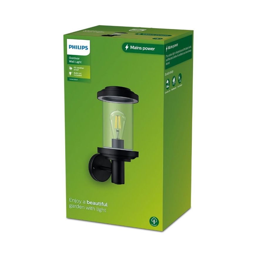 Philips - Екстериорен аплик LISTRA 1xE27/25W/230V IP44