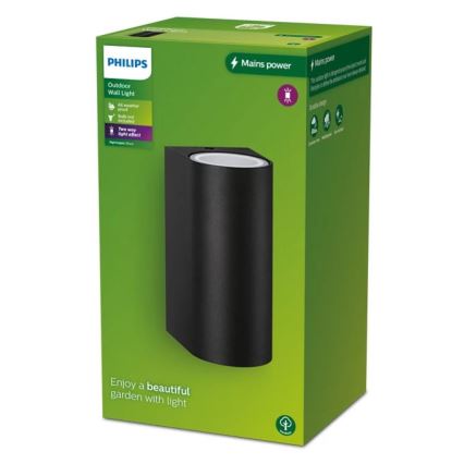 Philips - Екстериорен аплик NIGHTINGALE 2xGU10/35W/230V IP44