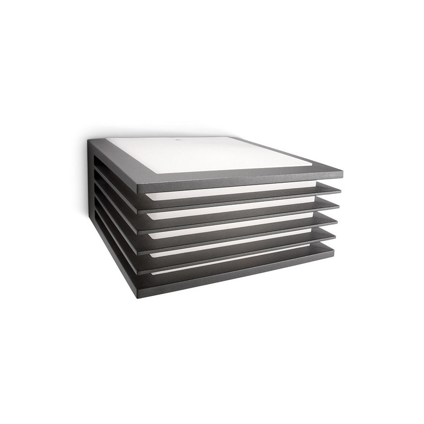 Philips - Екстериорен аплик 1xE27/15W/230V IP44 антрацит