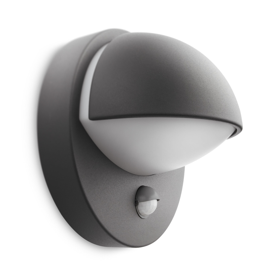Philips - Екстериорен аплик със сензор JUNE 1xE27/12W/230V IP44