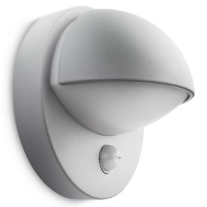 Philips - Екстериорен аплик със сензор 1xE27/12W/230V IP44