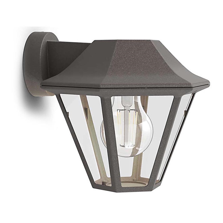 Philips - Екстериорна Стенна лампа 1xE27/42W IP44