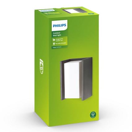 Philips - Екстероирен аплик BRIDGE 1xE27/15W/230V IP44