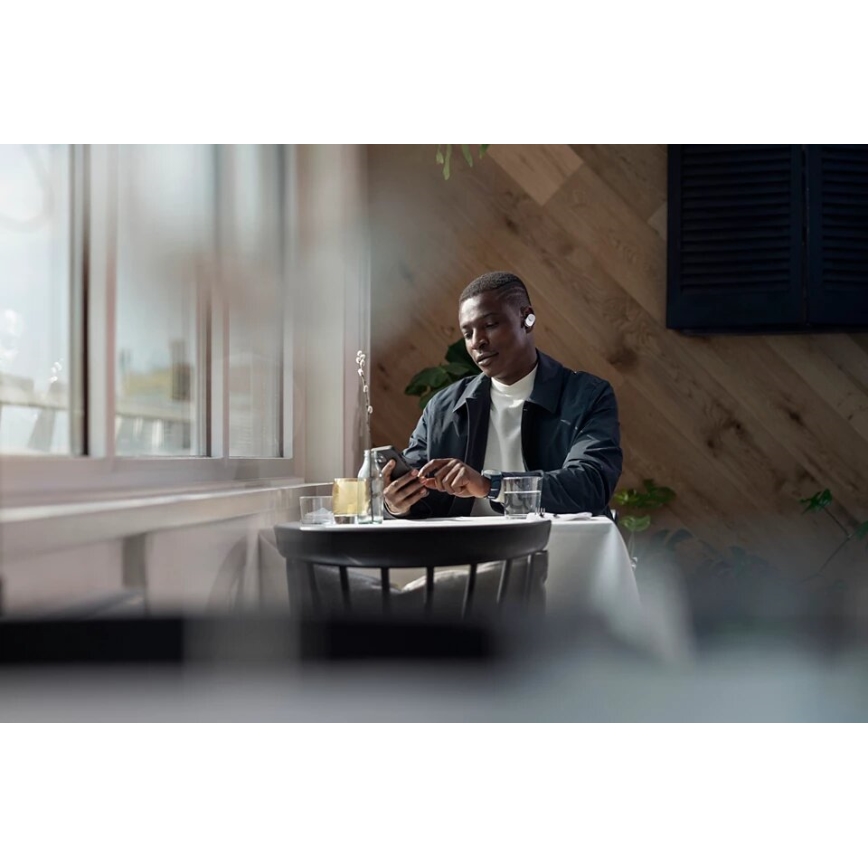 Philips Fidelio T1WT/00 - Безжични слушалки IPX4 2x 60 mAh + 650 mAh сребристи