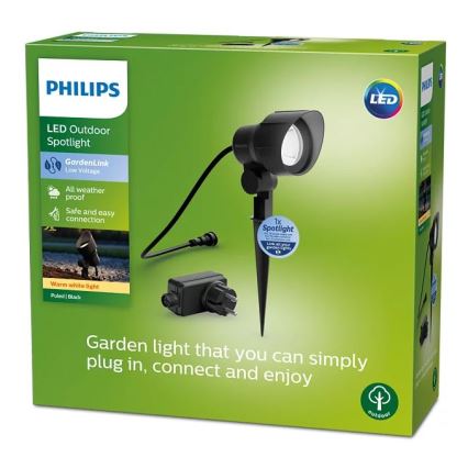 Philips - LED Външно насочващо осветително тяло LED/24W/230V 2700K IP44