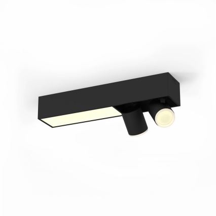 Philips - LED RGBW регулируемо точково осветително тяло Hue CENTRIS LED/11W/230V + 2xGU10/5,7W
