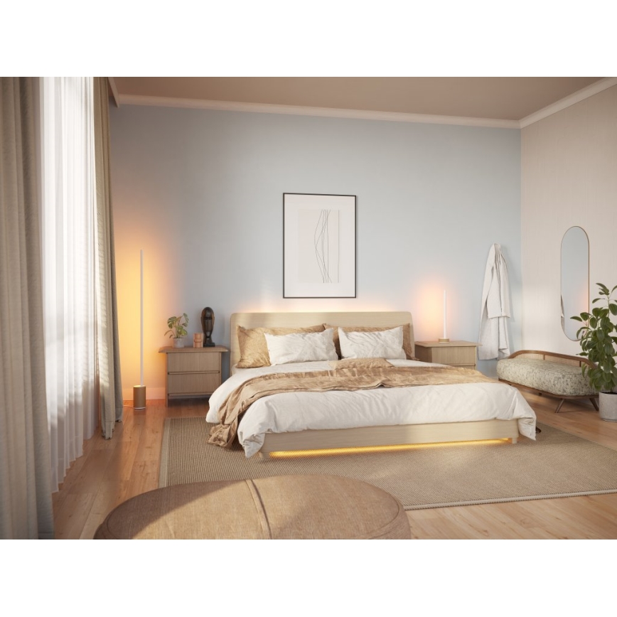 Philips - LED RGBW регулируема настолна лампа Hue SIGNE LED/29W/230V 2000-6500K бежова