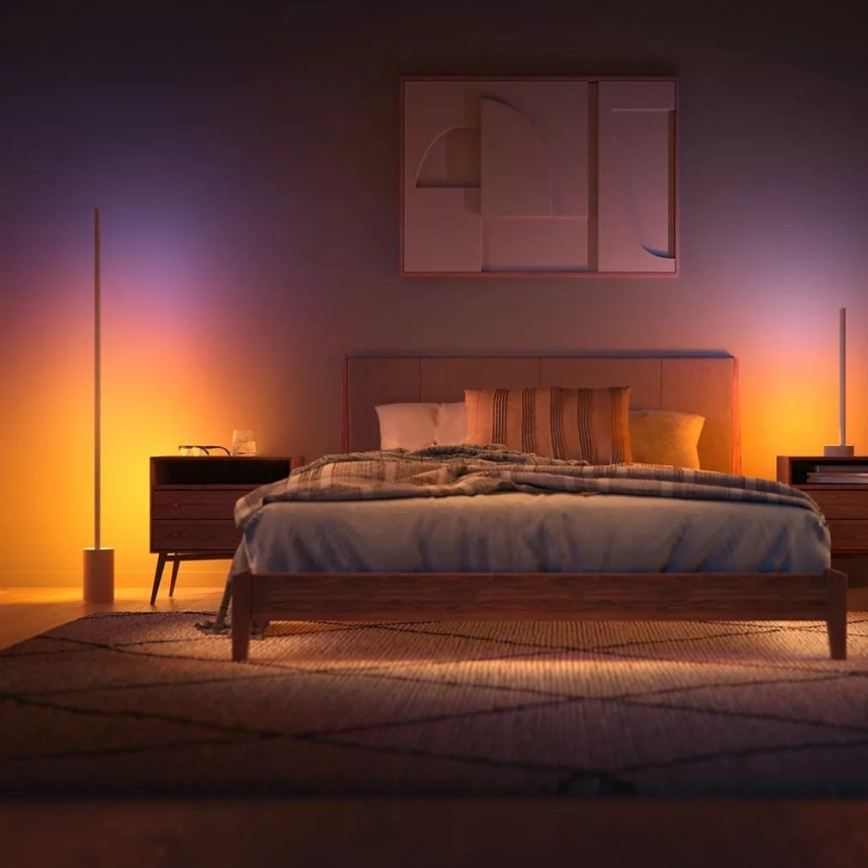 Philips - LED RGBW регулируема настолна лампа Hue SIGNE LED/29W/230V 2000-6500K бежова