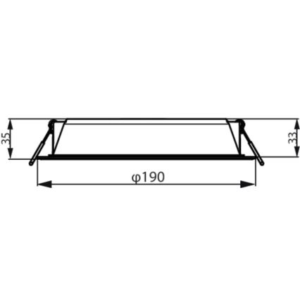 Philips - Лампа за вграждане MESON LED/20W/230V 6500K