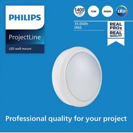 Philips - LED Аплик PROJECTLINE LED/15W/230V IP65