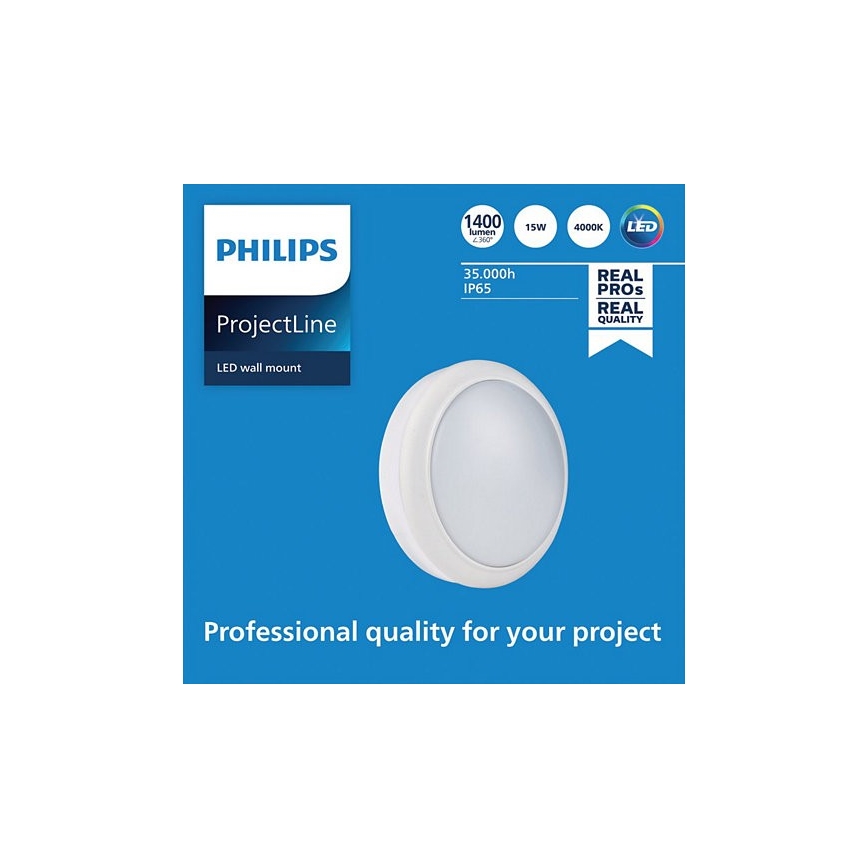 Philips - LED Аплик PROJECTLINE LED/15W/230V IP65