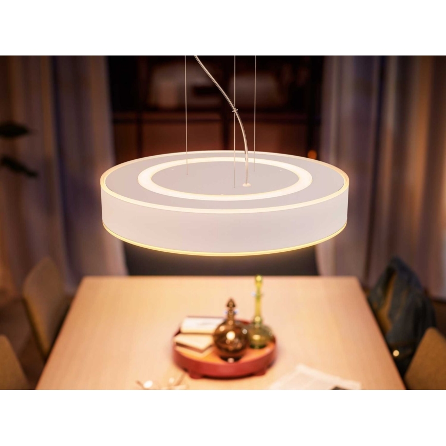 Philips - LED Димируем пендел Hue LED/33,5W/230V 2200-6500K бял + дистанционно управление