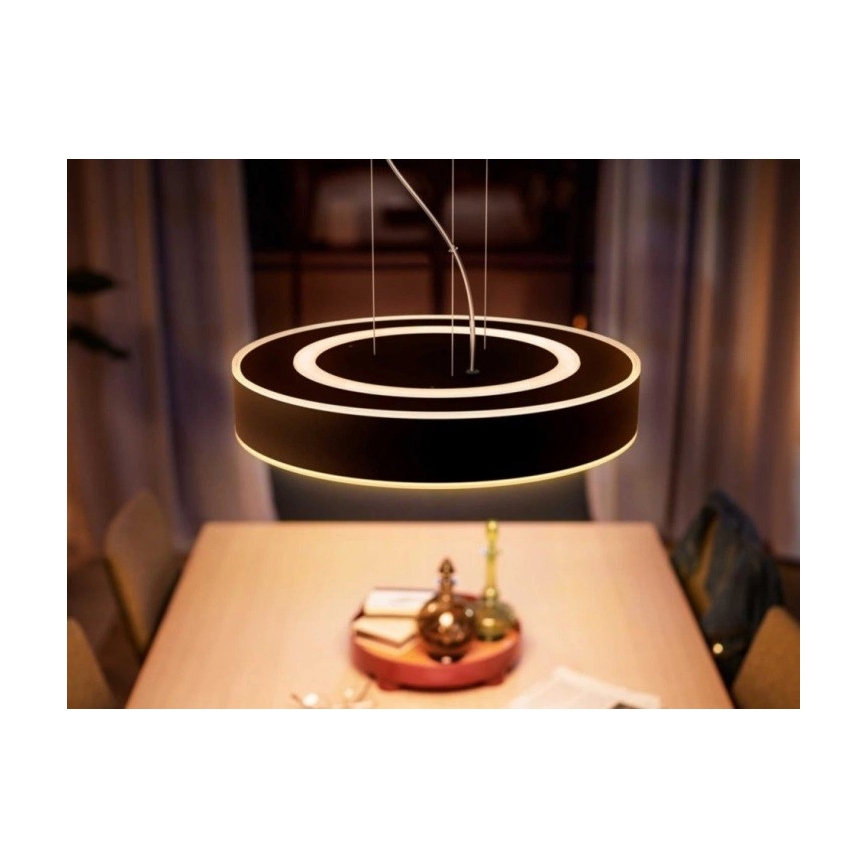 Philips - LED Димируем пендел Hue LED/33,5W/230V 2200-6500K черен + дистанционно управление