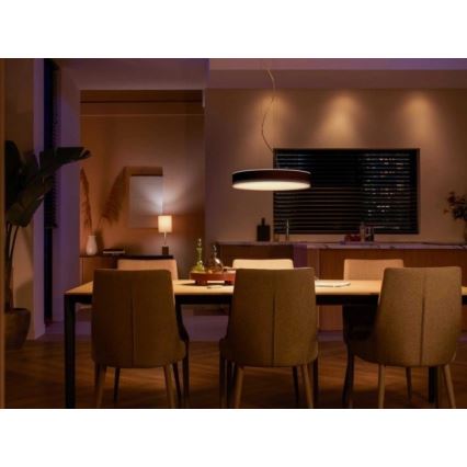 Philips - LED Димируем пендел Hue LED/33,5W/230V 2200-6500K черен + дистанционно управление