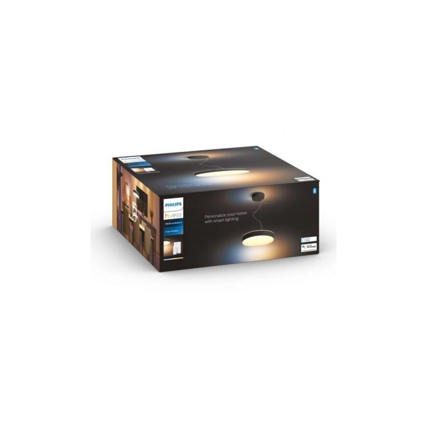 Philips - LED Димируем пендел Hue LED/33,5W/230V 2200-6500K черен + дистанционно управление