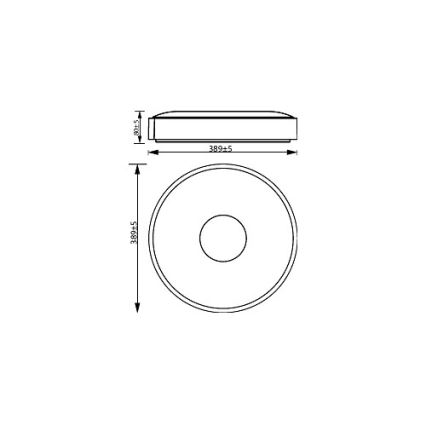 Philips - LED Димируем плафон COINER SCENE SWITCH LED/24W/230V 2700K бял