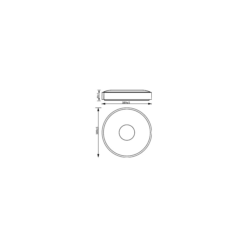 Philips - LED Димируем плафон COINER SCENE SWITCH LED/24W/230V 2700K черен