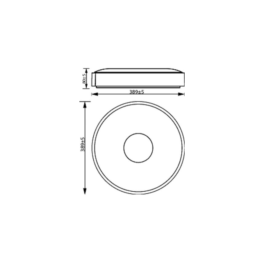 Philips - LED Димируем плафон COINER SCENE SWITCH LED/24W/230V 4000K бял