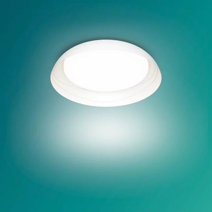 Philips - LED Димируем плафон FLETA SCENE SWITCH LED/10W/230V 4000K бял