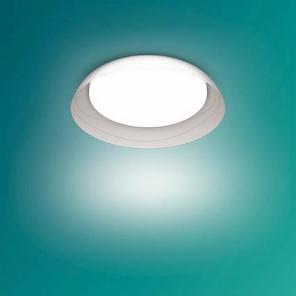Philips - LED Димируем плафон FLETA SCENE SWITCH LED/10W/230V 4000K прозрачен