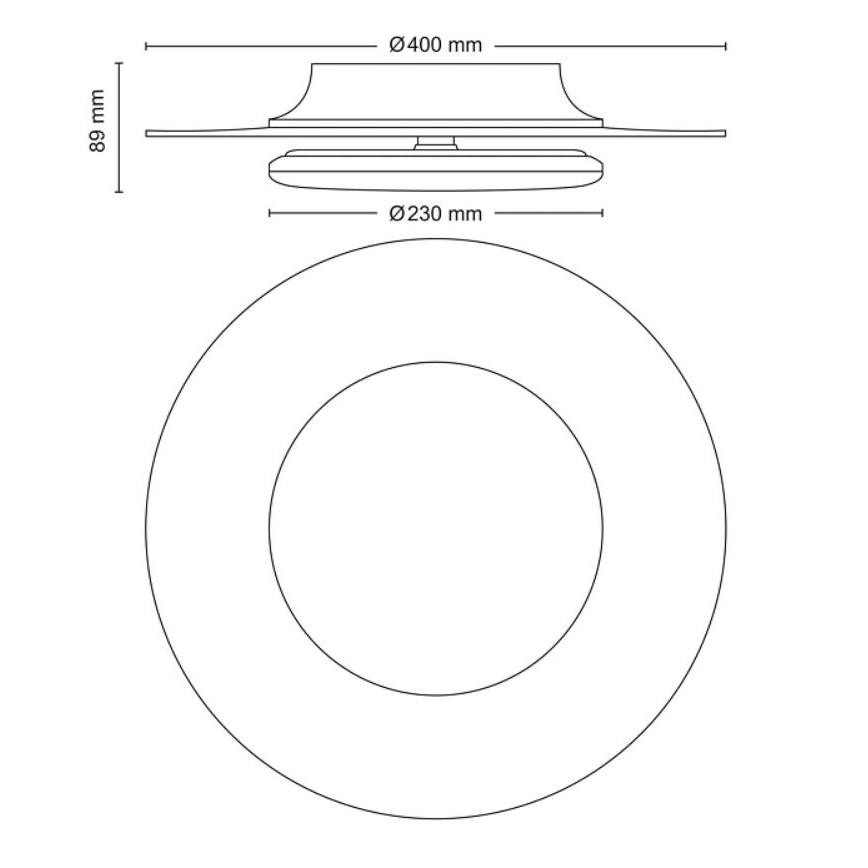 Philips- LED Димируем плафон SCENE SWITCH LED/30W/230V 4000K сребрист