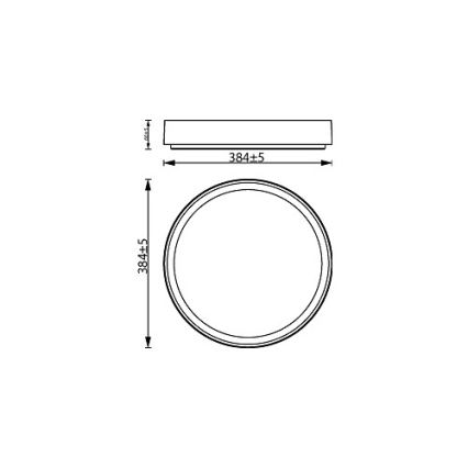 Philips - LED Димируем плафон HANNO LED/24W/230V 2700K бял