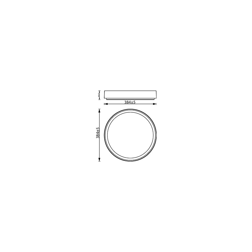 Philips - LED Димируем плафон HANNO LED/24W/230V 2700K черен