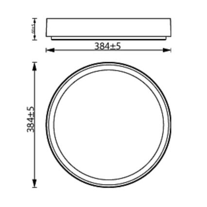 Philips - LED Димируем плафон HANNO SCENE SWITCH LED/24W/230V 4000K бял