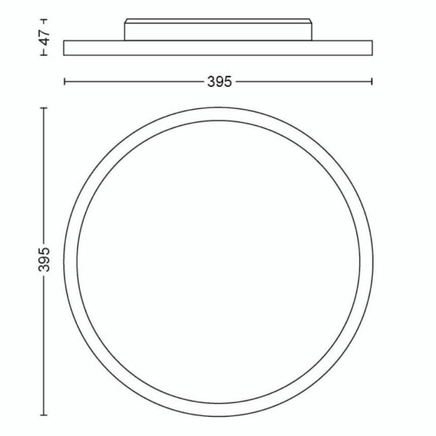Philips - LED Димируем плафон Hue LED/19W/230V 2200-6500K + дистанционно управление