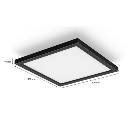 Philips - LED Димируем плафон Hue AURELLE LED/19W/230V + дистанционно управление