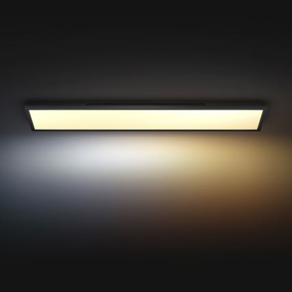 Philips - LED Димируем плафон Hue AURELLE LED/39W/230V 2200-6500K 120x30 см черен