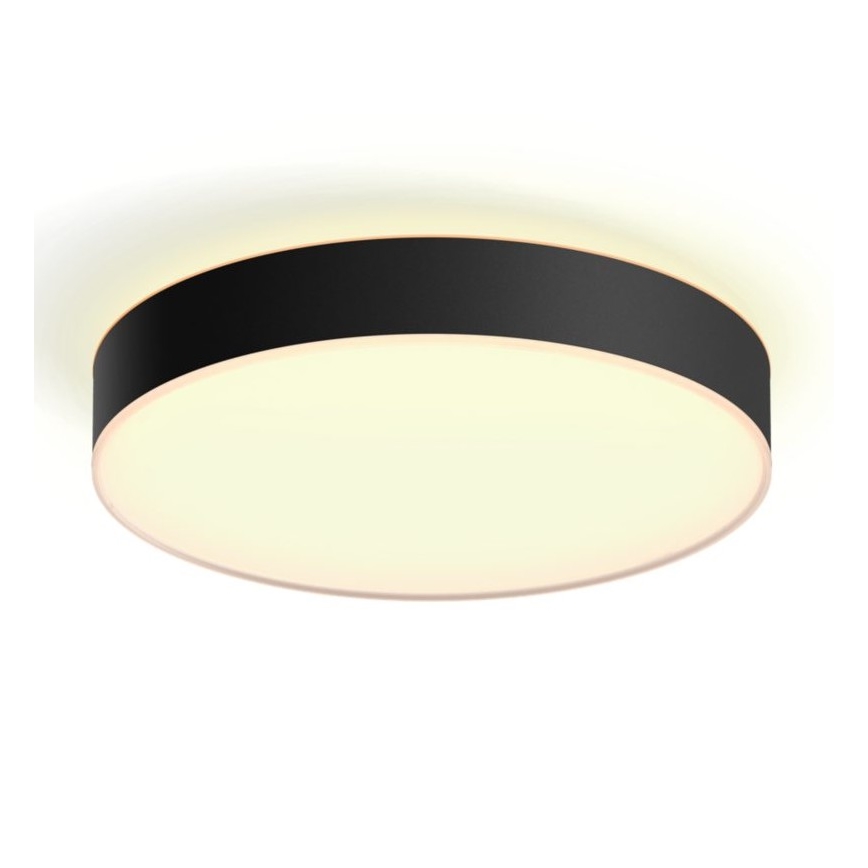 Philips - LED Димируем плафон Hue LED/33,5W/230V 2200-6500K Ø 425 мм черен + дистанционно управление