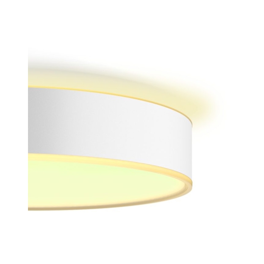 Philips - LED Димируем плафон Hue LED/19,2W/230V 2200-6500K Ø 381 мм бял + дистанционно управление