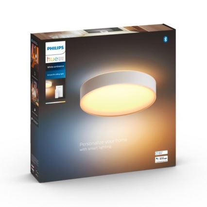 Philips - LED Димируем плафон Hue LED/19,2W/230V 2200-6500K Ø 381 мм бял + дистанционно управление