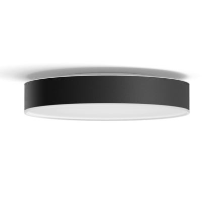 Philips - LED Димируем плафон Hue LED/19,2W/230V 2200-6500K Ø 381 мм черен + дистанционно управление