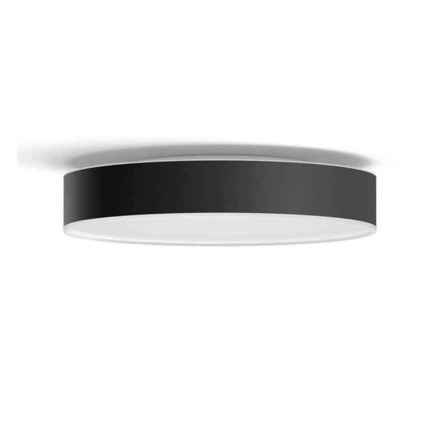 Philips - LED Димируем плафон Hue LED/19,2W/230V 2200-6500K Ø 381 мм черен + дистанционно управление