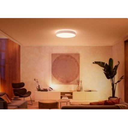 Philips - LED Димируем плафон Hue LED/48W/230V 2200-6500K Ø 551 мм бял + дистанционно управление