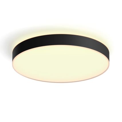 Philips - LED Димируем плафон Hue LED/48W/230V 2200-6500K Ø 551 мм черен + дистанционно управление