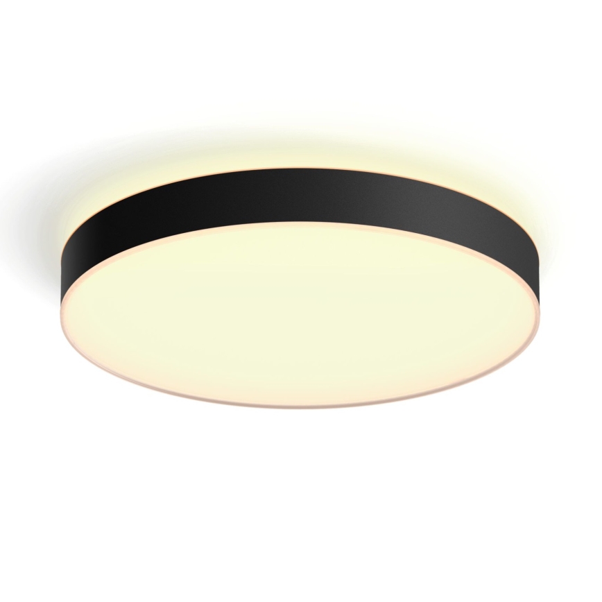 Philips - LED Димируем плафон Hue LED/48W/230V 2200-6500K Ø 551 мм черен + дистанционно управление