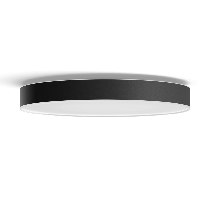 Philips - LED Димируем плафон Hue LED/48W/230V 2200-6500K Ø 551 мм черен + дистанционно управление