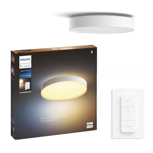 Philips - LED Димируем плафон Hue LED/48W/230V 2200-6500K Ø 551 мм бял + дистанционно управление