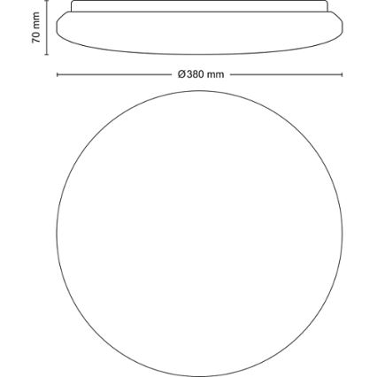 Philips - LED Димируем плафон LED/24W/230V 2700-6500K + дистанционно управление