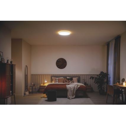 Philips - LED Димируем плафон SCENE SWITCH LED/18W/230V Ø 30 см 2700K бял