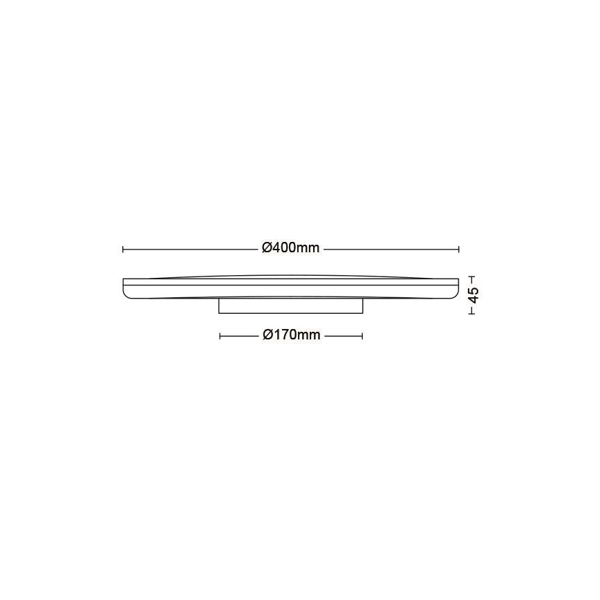 Philips - LED Димируем плафон SCENE SWITCH LED/22W/230V Ø 40 см 4000K бял