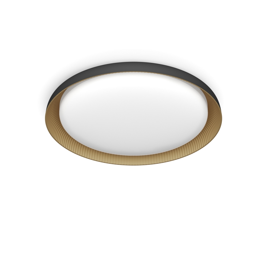 Philips - LED Димируем плафон PEBBLO SCENE SWITCH LED/10W/230V 2700K черен