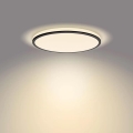 Philips - LED Димируем плафон SCENE SWITCH LED/18W/230V Ø 30 см 2700K черен