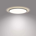 Philips - LED Димируем плафон SCENE SWITCH LED/18W/230V Ø 30 см 4000K черен