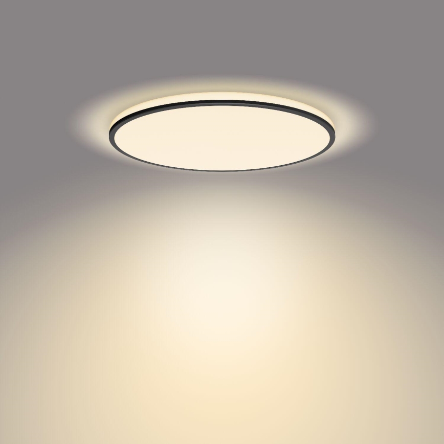 Philips - LED Димируем плафон SCENE SWITCH LED/22W/230V Ø 40 см 2700K черен