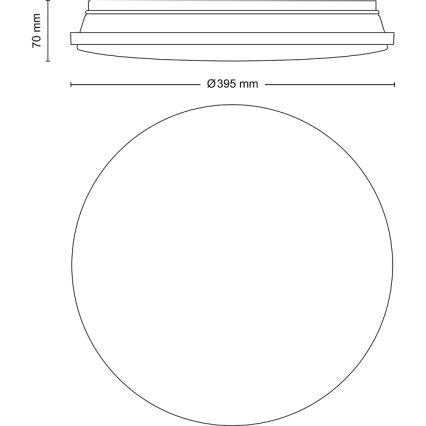 Philips - LED Димируем плафон LED/24W/230V 2700-6500K + дистанционно управление